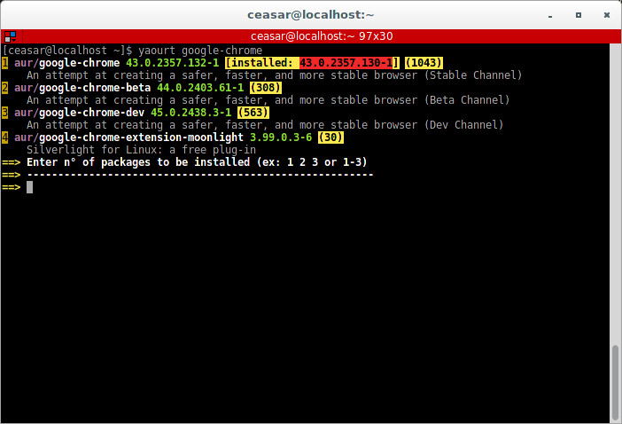 aur packages